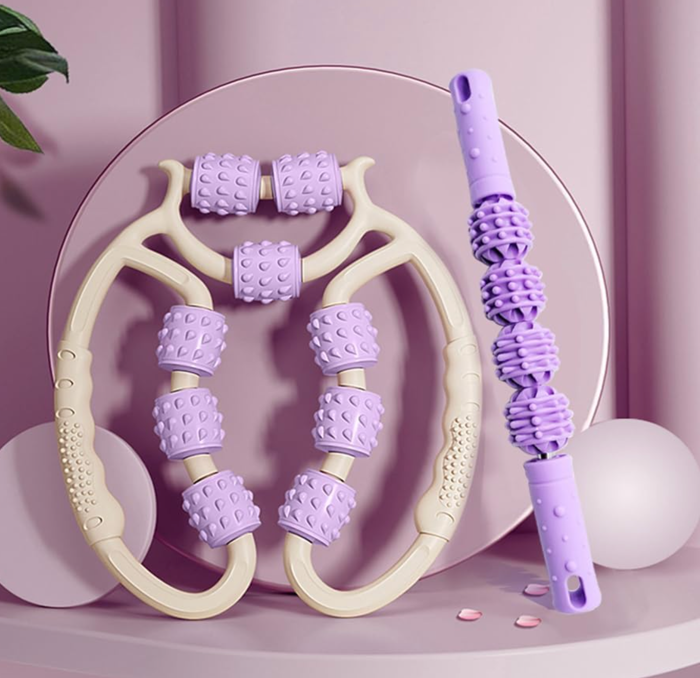 Massage Roller Kit for Muscle Recovery & Deep Tissue Relief