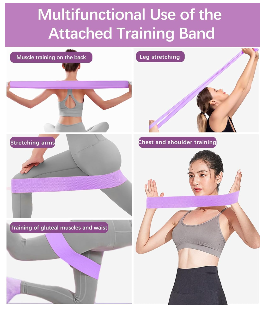 Pelvic Floor &amp; Glute Trainer – With 40lb Resistance Band